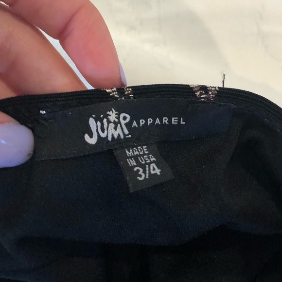 Black and Gold Sparkle Dress - Picture 4 of 4